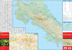 Costa Rica Deluxe Road Map -  MapArt
