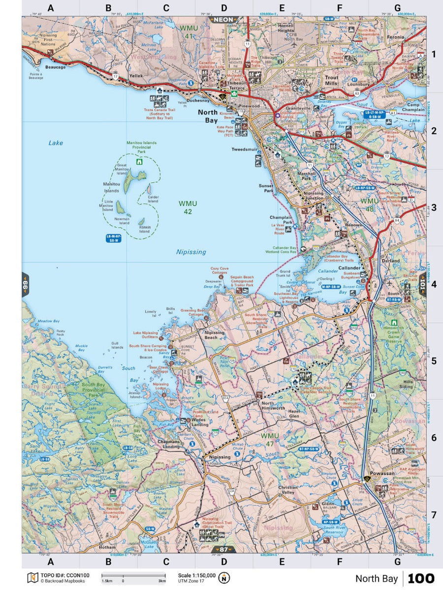 Cottage Country Ontario Backroad Mapbook - Backroad Maps