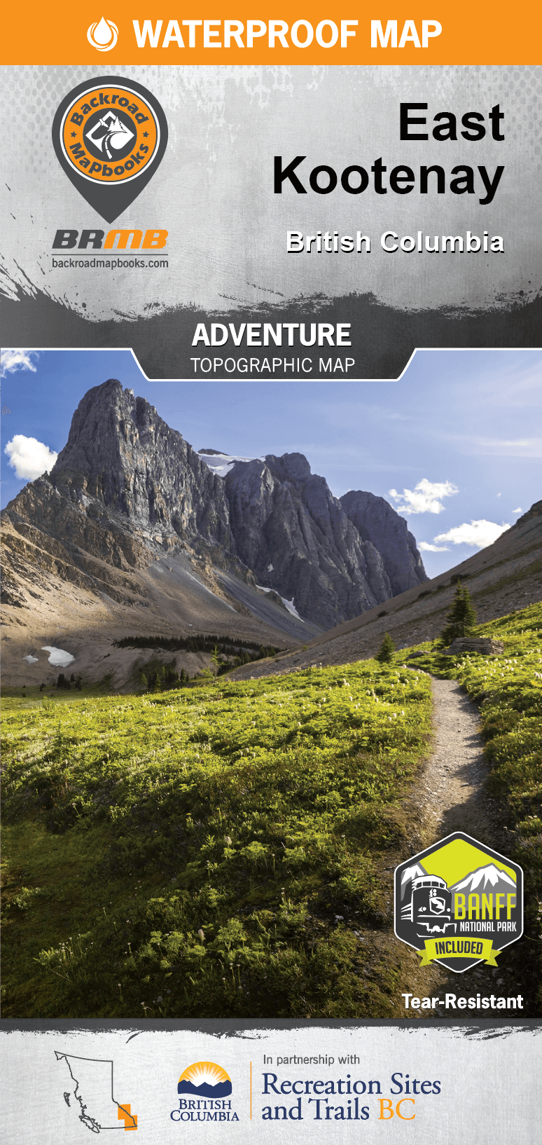 East Kootenay BC - Recreation Map