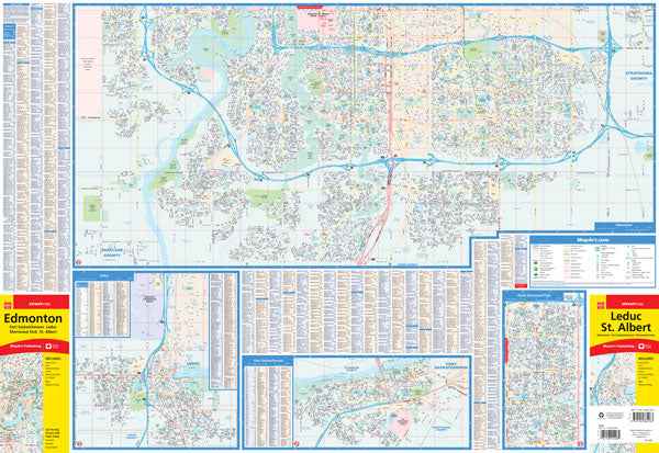 Edmonton Street Map -  MapArt