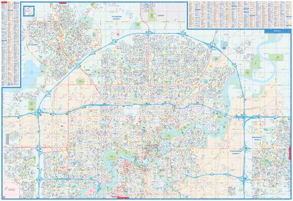 Edmonton Street Map -  MapArt