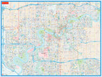 Edmonton Central (AB) Street Map Fast Track - Laminated -  MapArt