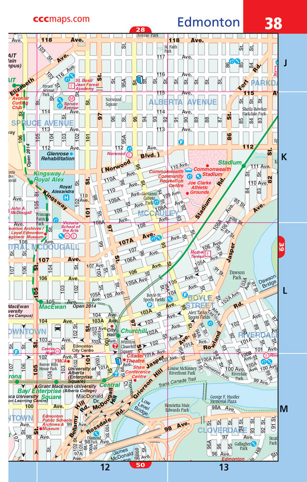 Edmonton Street Atlas (Pocket Size)