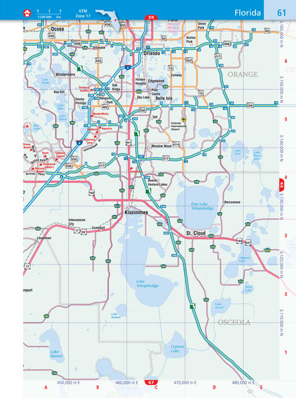 Florida Maps & Attractions Travel Guide