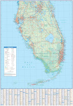 Florida Road Map -  MapArt