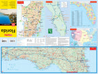 Florida Fast Track Map - Laminated -  MapArt