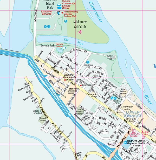 Fort McMurray and Northern Alberta Map