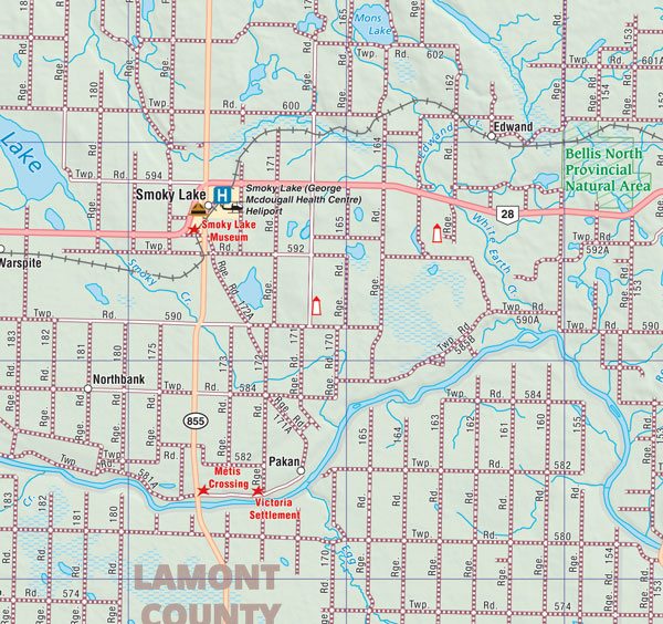 Fort McMurray and Northern Alberta Map