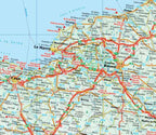 France Deluxe Road Map -  MapArt