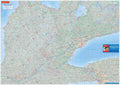 Golden Horseshoe & South Central Ontario Wall Map -  MapArt
