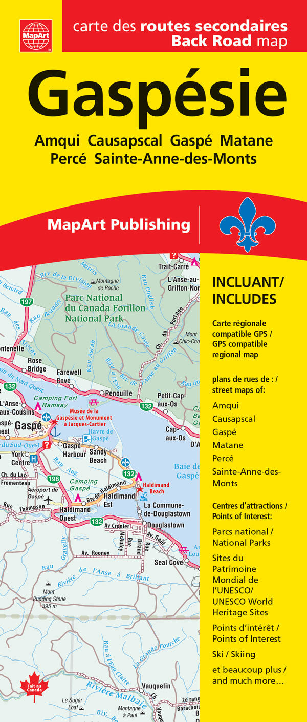 Gaspesie Road Map