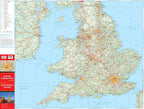 Great Britain & Ireland Road Map -  MapArt