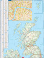 Great Britain & Ireland Road Map -  MapArt