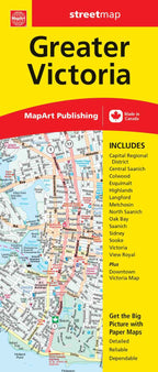 Greater Victoria Street Map -  MapArt