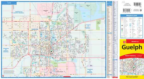 Guelph (ON) Street Map - Pocket Size -  MapArt