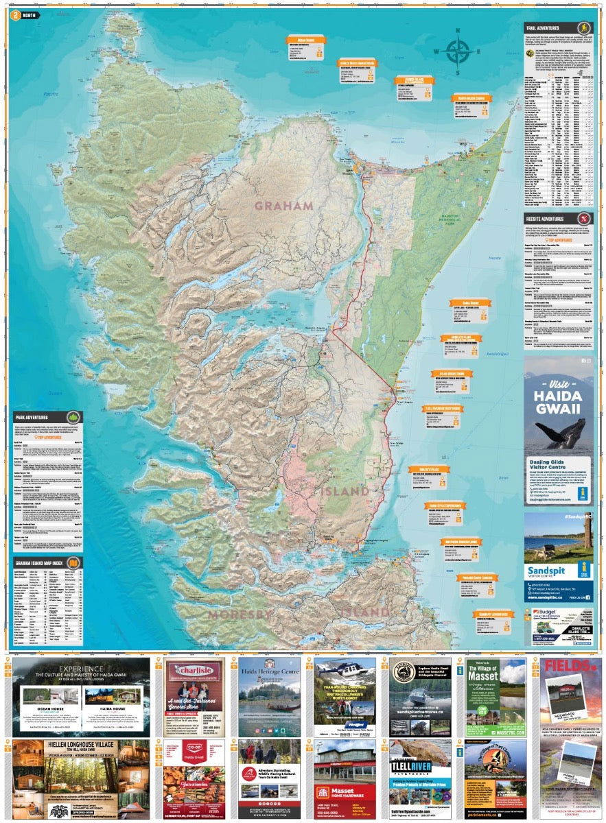 Haida Gwaii BC - Recreation Map - Backroad Maps