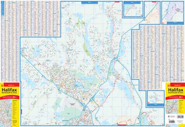 Halifax, Dartmouth & Area (NS) Street Map -  MapArt