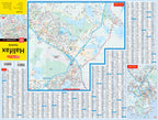 Halifax (NS) Street Map Fast Track - Laminated -  MapArt