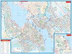 Halifax (NS) Street Map Fast Track - Laminated -  MapArt