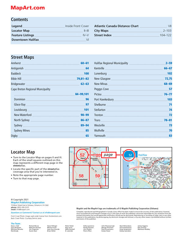 Halifax & Nova Scotia Cities Street Atlas