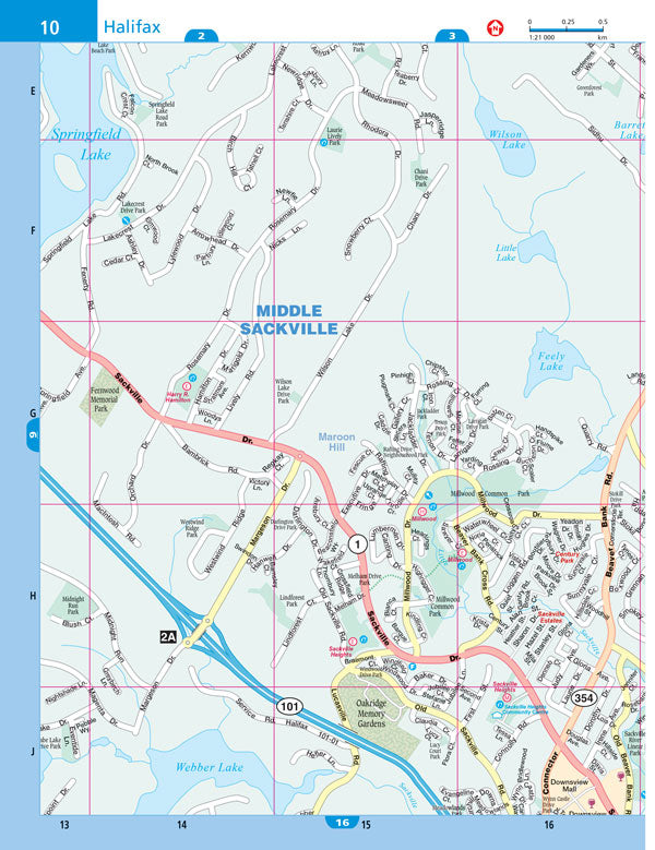 Halifax & Nova Scotia Cities Street Atlas