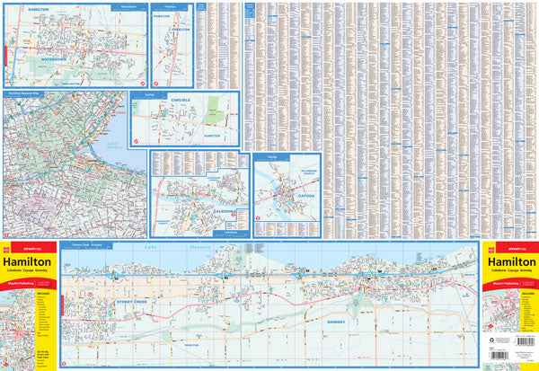 Hamilton Street Map -  MapArt