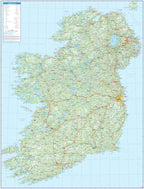 Ireland Deluxe Road Map -  MapArt