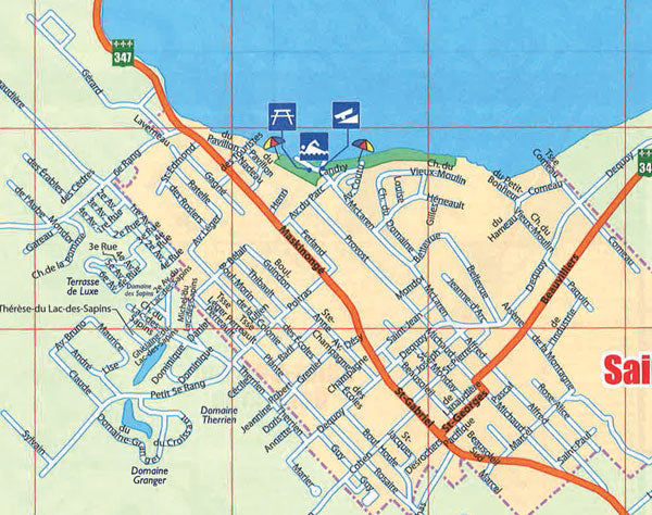 Joliette & Rawdon (QC) Street Map