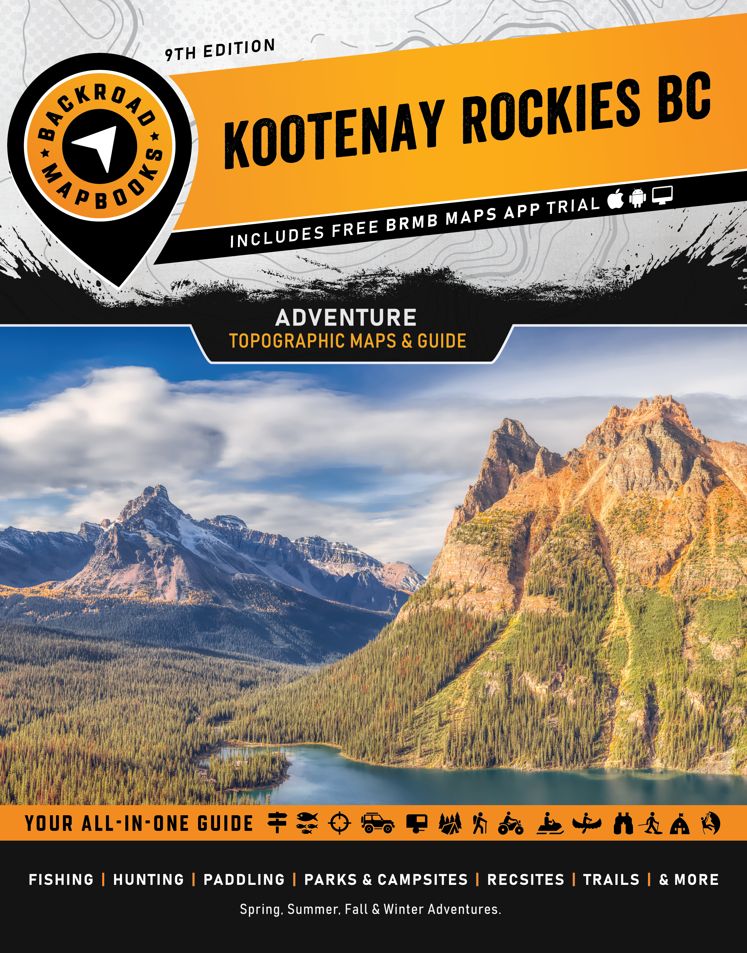 Kootenay Rockies BC Backroad Mapbook