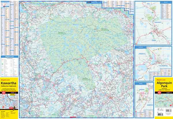 Kawartha (ON) Road Map -  MapArt