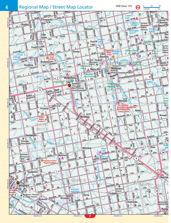 Kitchener Waterloo, Guelph Street Guide