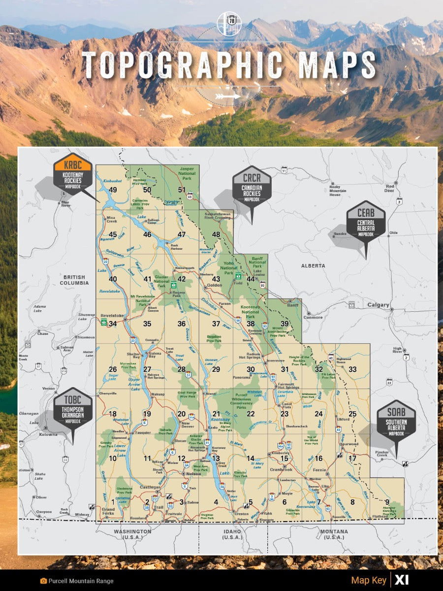 Kootenay Rockies BC Backroad Mapbook - Backroad Maps