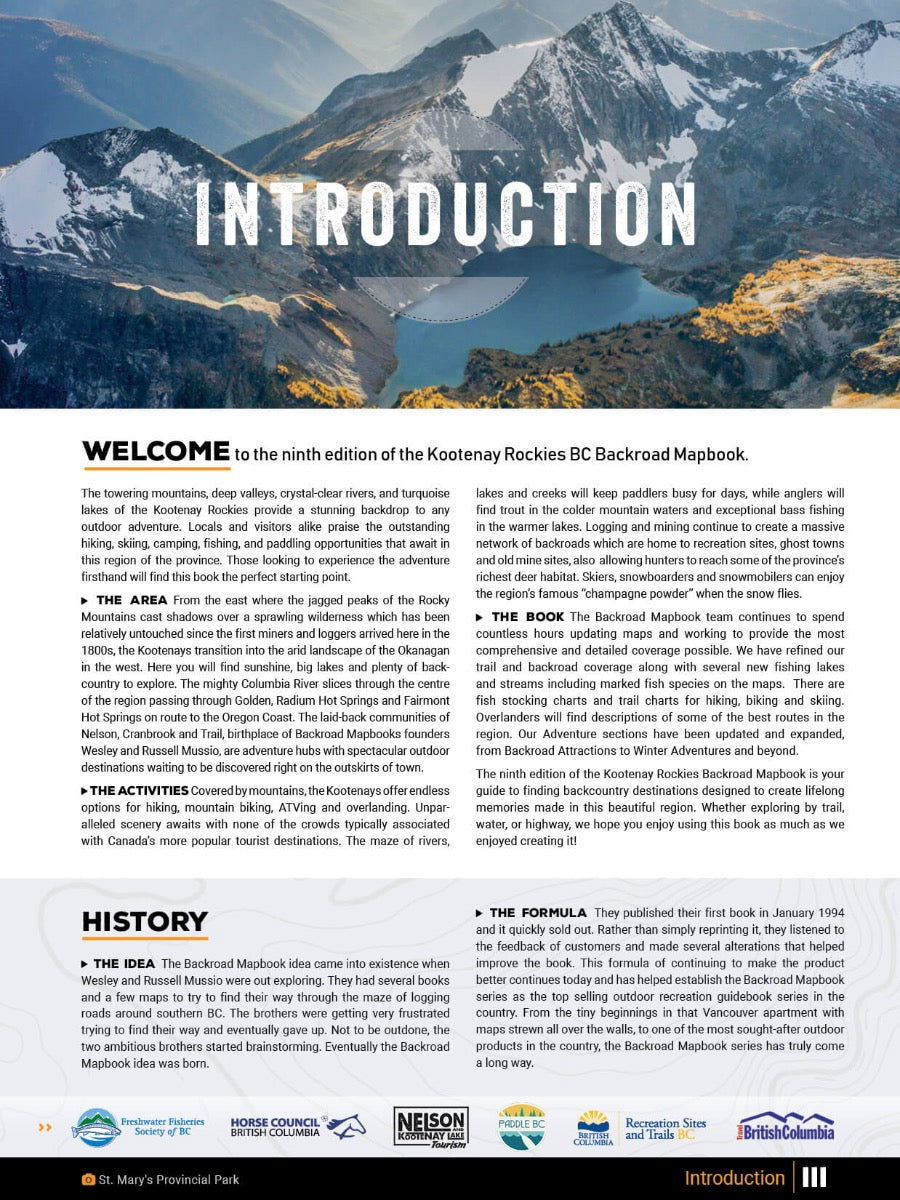 Kootenay Rockies BC Backroad Mapbook - Backroad Maps