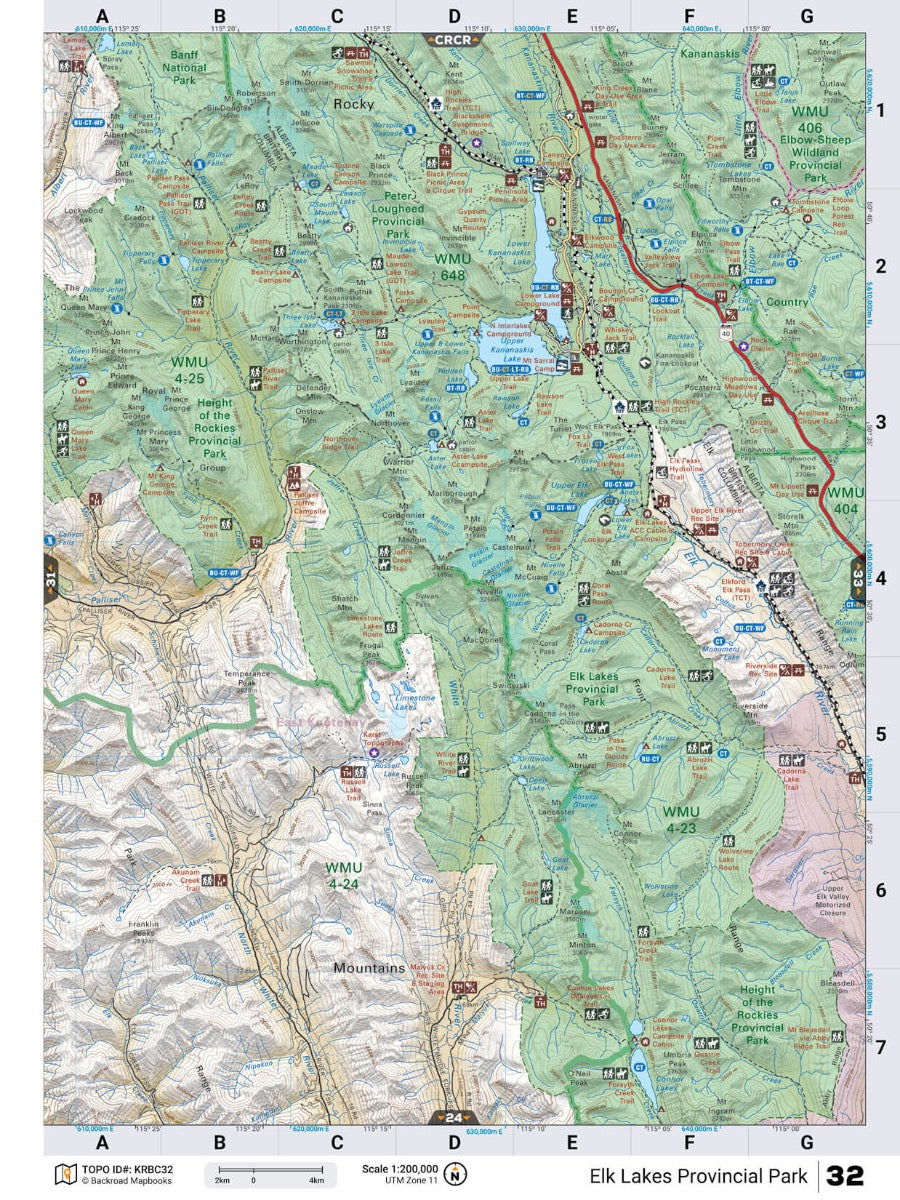 Kootenay Rockies BC Backroad Mapbook - Backroad Maps
