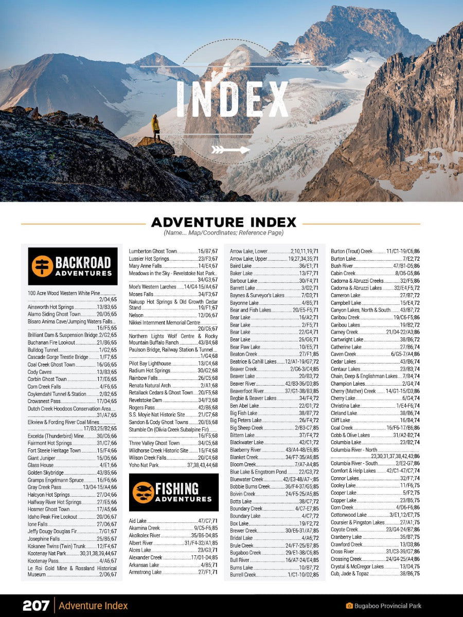 Kootenay Rockies BC Backroad Mapbook - Backroad Maps