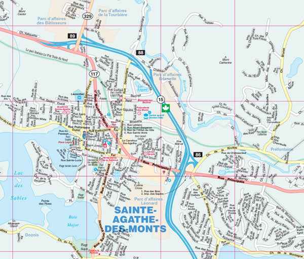 Laurentides (QC) Street Map -  MapArt