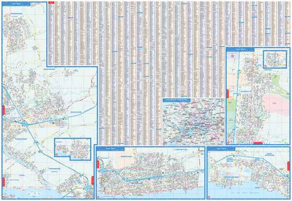 Laval et environs (QC) Street Map -  MapArt