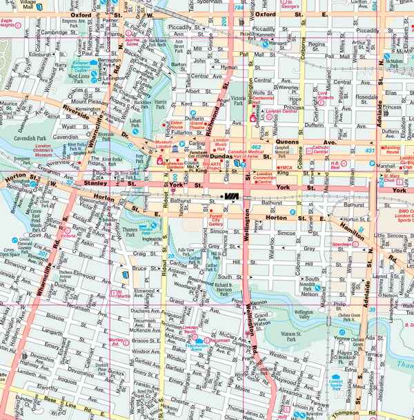 London & St Thomas (ON) Street Map -  MapArt