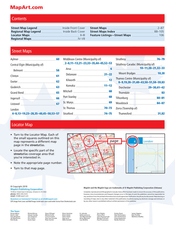 London & Area Large Print Street Guide