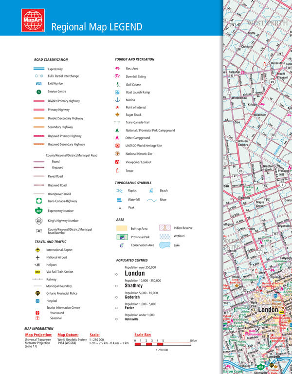London & Area Large Print Street Guide