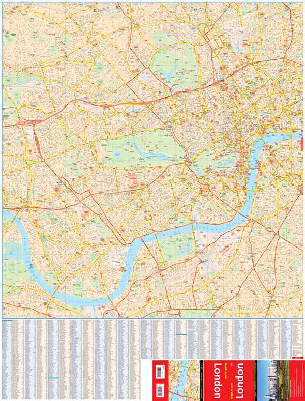 London (GB) Deluxe Street Map -  MapArt