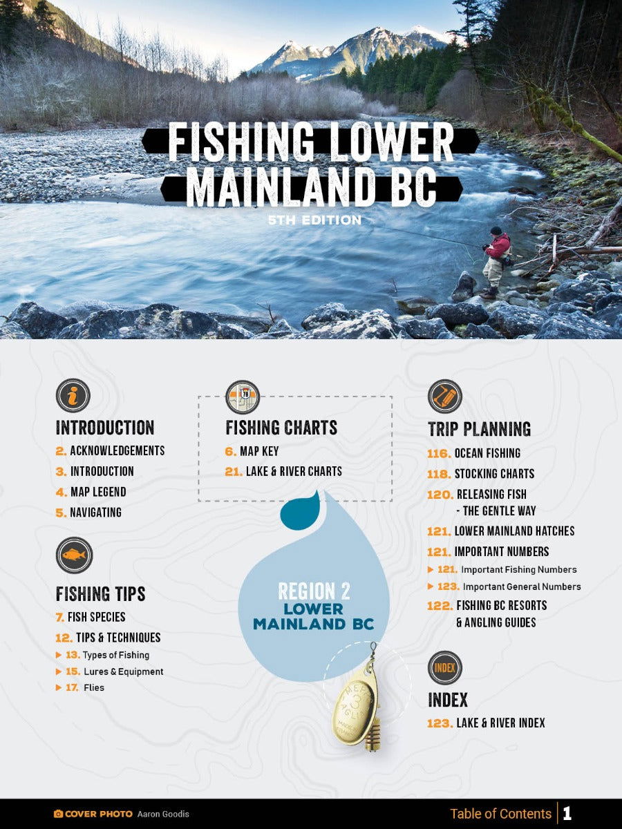 Lower Mainland BC Fishing Mapbook - Backroad Maps