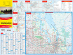 Manitoba Road Map Fast Track - Laminated -  MapArt