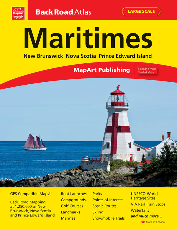 Maritimes Atlantic Canada Road Atlas
