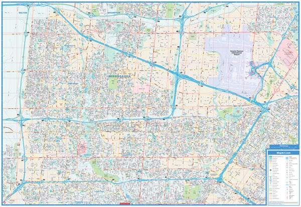 Mississauga Street Map