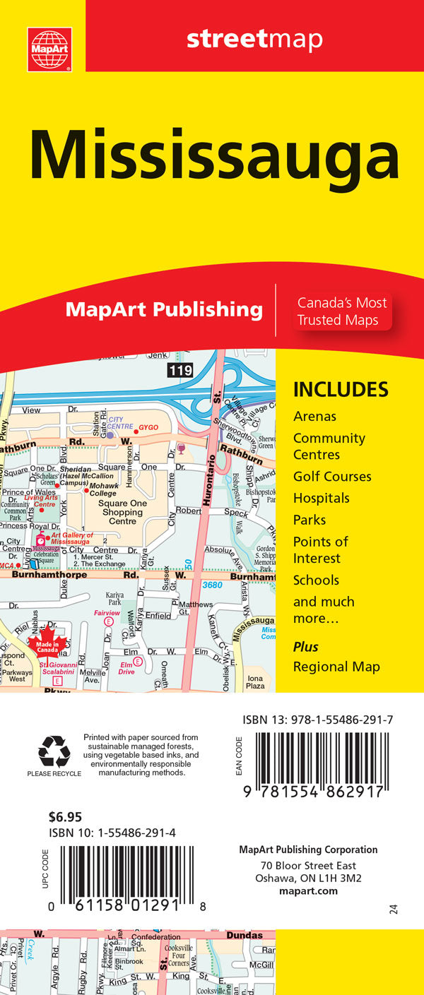 Mississauga Street Map