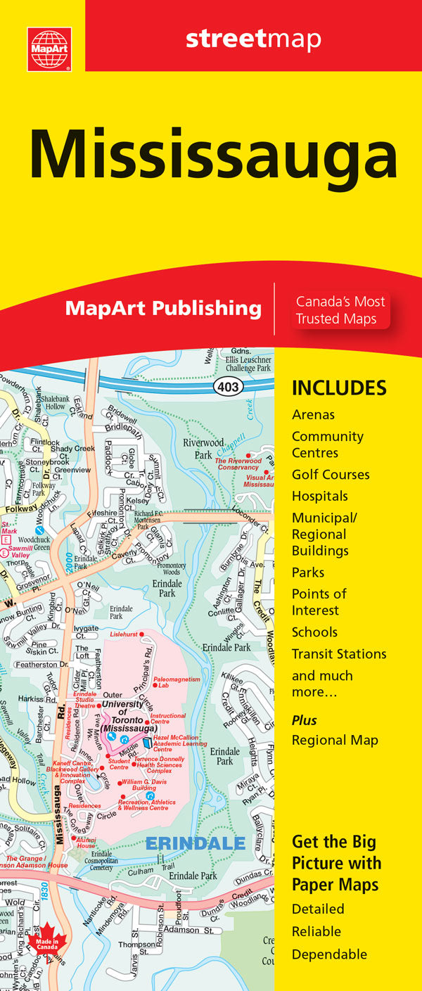 Mississauga Street Map