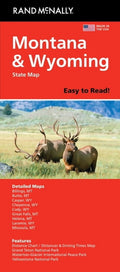 Montana / Wyoming State Map