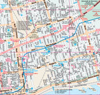 Montréal (QC) Street Map Fast Track - Laminated -  MapArt