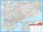 Montréal (QC) Street Map Fast Track - Laminated -  MapArt